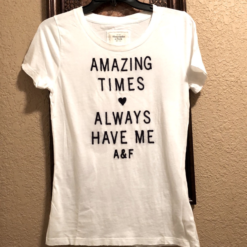 NWT HTF RARE VINTAGE Abercrombie & Fitch “Amazing Times Always Have Me” Top.